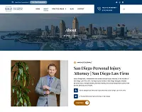 San Diego Law Firm about page introducing the attorney
